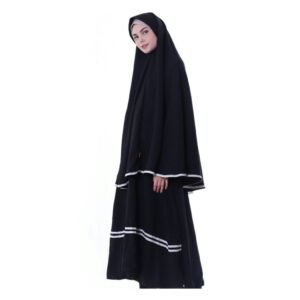 Gamis Syar'i Hitam Elegan