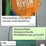 Testimoni Ulasan Pelanggan Elzaura Pusat Produsen Koko, Hijab dan Gamis Syari Bandung