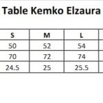 Tabel Ukuran Kemko Elzaura